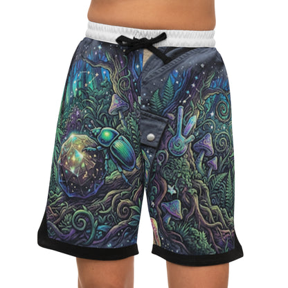 Basketball Rib Shorts (AOP)