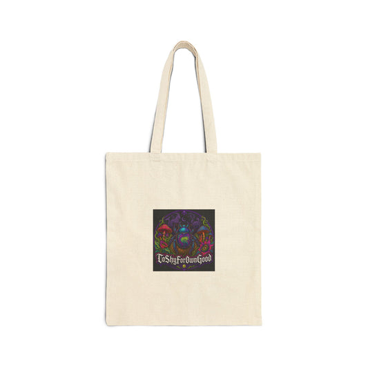 Gothic Mushroom Tote Bag — 'TShyforDarkGod' Canvas Shopper