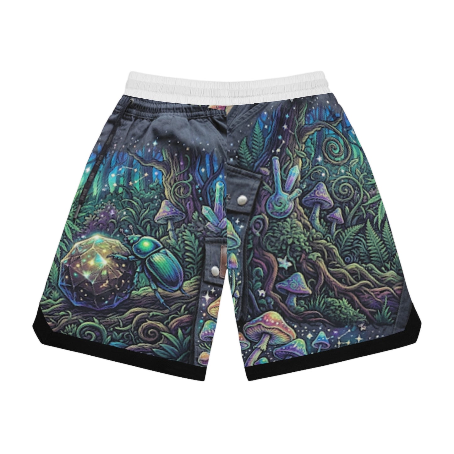 Basketball Rib Shorts (AOP)